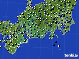 東海地方のアメダス実況(風向・風速)(2024年02月27日)
