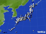 2024年02月27日のアメダス(風向・風速)