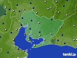 2024年02月27日の愛知県のアメダス(風向・風速)