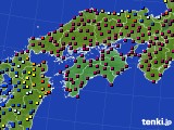 四国地方のアメダス実況(日照時間)(2024年02月28日)