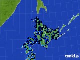 北海道地方のアメダス実況(気温)(2024年02月28日)