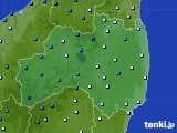 福島県のアメダス実況(気温)(2024年02月28日)