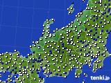 北陸地方のアメダス実況(風向・風速)(2024年02月28日)