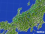 北陸地方のアメダス実況(気温)(2024年02月29日)