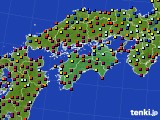 四国地方のアメダス実況(日照時間)(2024年03月01日)