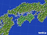 四国地方のアメダス実況(気温)(2024年03月01日)