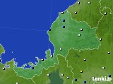 福井県のアメダス実況(風向・風速)(2024年03月01日)