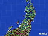 東北地方のアメダス実況(日照時間)(2024年03月02日)