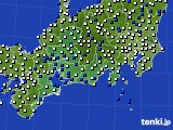2024年03月02日の東海地方のアメダス(風向・風速)