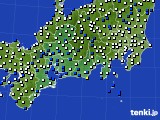 東海地方のアメダス実況(風向・風速)(2024年03月02日)