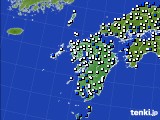 九州地方のアメダス実況(風向・風速)(2024年03月02日)