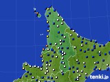 道北のアメダス実況(風向・風速)(2024年03月02日)