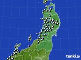2024年03月03日の東北地方のアメダス(降水量)