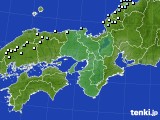 近畿地方のアメダス実況(降水量)(2024年03月03日)