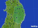 2024年03月03日の岩手県のアメダス(積雪深)