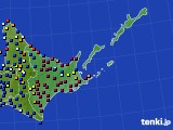 2024年03月03日の道東のアメダス(日照時間)