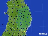 岩手県のアメダス実況(日照時間)(2024年03月03日)