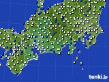 2024年03月03日の東海地方のアメダス(風向・風速)