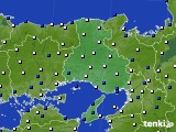 2024年03月03日の兵庫県のアメダス(風向・風速)