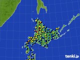 北海道地方のアメダス実況(積雪深)(2024年03月04日)