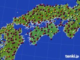 四国地方のアメダス実況(日照時間)(2024年03月04日)