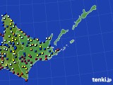 道東のアメダス実況(日照時間)(2024年03月04日)
