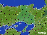 2024年03月04日の兵庫県のアメダス(日照時間)