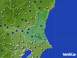 茨城県のアメダス実況(風向・風速)(2024年03月04日)