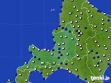 道央のアメダス実況(風向・風速)(2024年03月04日)