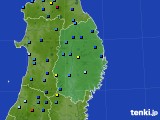 岩手県のアメダス実況(積雪深)(2024年03月05日)