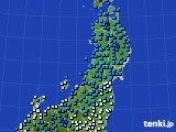 2024年03月05日の東北地方のアメダス(気温)