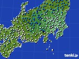 関東・甲信地方のアメダス実況(気温)(2024年03月06日)
