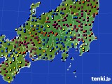 2024年03月07日の関東・甲信地方のアメダス(日照時間)