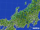 北陸地方のアメダス実況(気温)(2024年03月07日)
