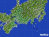 東海地方のアメダス実況(風向・風速)(2024年03月07日)