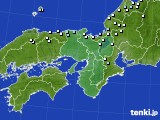 近畿地方のアメダス実況(降水量)(2024年03月08日)