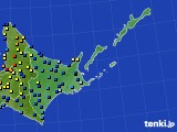 道東のアメダス実況(積雪深)(2024年03月08日)