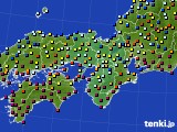 近畿地方のアメダス実況(日照時間)(2024年03月08日)