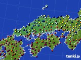 中国地方のアメダス実況(日照時間)(2024年03月08日)