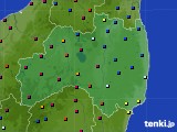 福島県のアメダス実況(日照時間)(2024年03月08日)