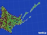 道東のアメダス実況(日照時間)(2024年03月08日)