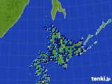 北海道地方のアメダス実況(気温)(2024年03月08日)