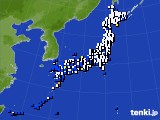 2024年03月08日のアメダス(風向・風速)