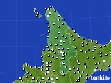 道北のアメダス実況(風向・風速)(2024年03月08日)