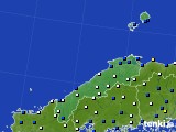 島根県のアメダス実況(風向・風速)(2024年03月08日)