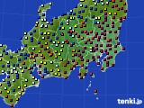 2024年03月09日の関東・甲信地方のアメダス(日照時間)