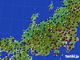 2024年03月09日の北陸地方のアメダス(日照時間)