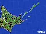 道東のアメダス実況(日照時間)(2024年03月10日)