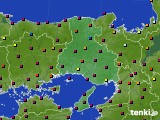 2024年03月10日の兵庫県のアメダス(日照時間)