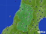 山形県のアメダス実況(風向・風速)(2024年03月10日)